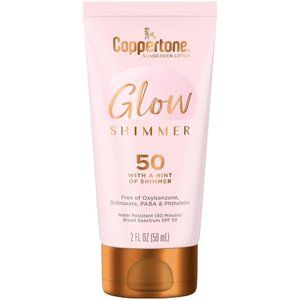 Coppertone Glow with Shimmer Sunscreen Lotion 2fl oz